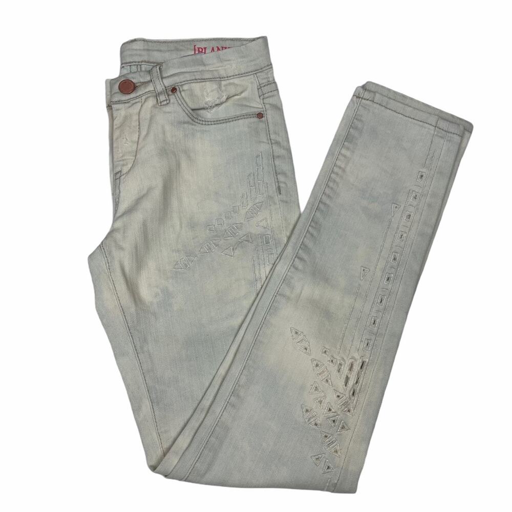 Blank NYC Skinny Jean with Embroidery Cutouts 10